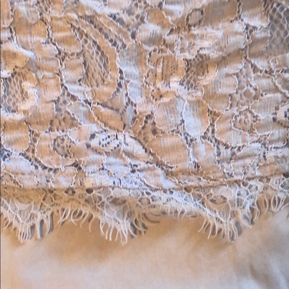 Motherhood Maternity blue lace top - Picture 3 of 5